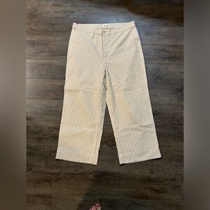Madewell Gingham pants size 33